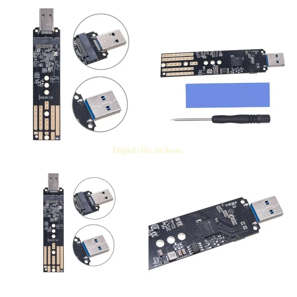 

E06D M.2 NVME SSD до USB3.1 Адаптеры PCIE для USB 3,1 Внутренняя карта преобразователей 10 Гбит / с