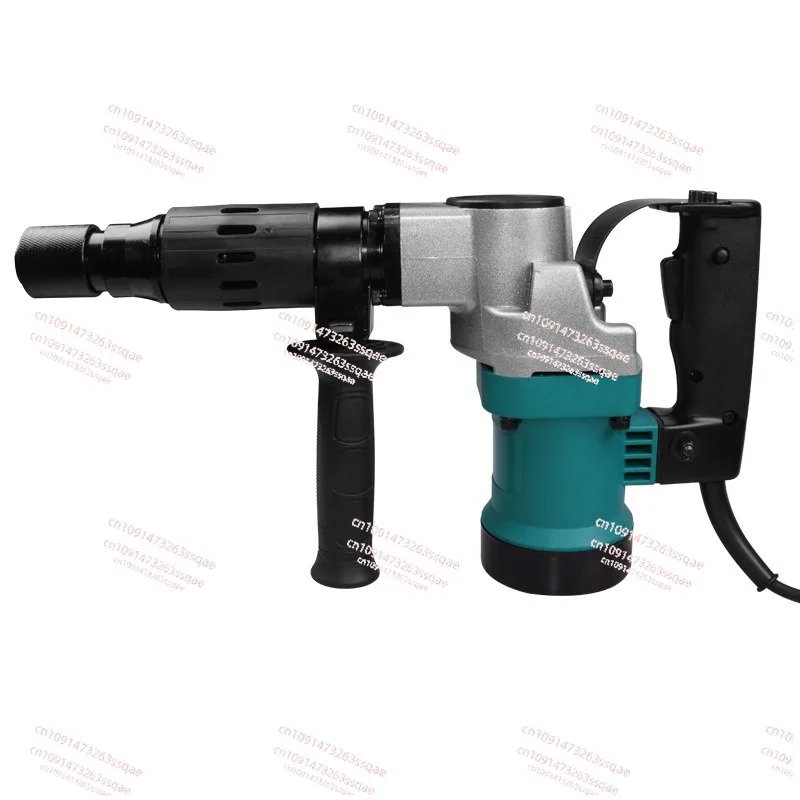 1200W Electric Rotary Hammer 220V Drill Swivel Adjustable Speed Drilling With Chisel Flat Bit Set for Wall Demolition