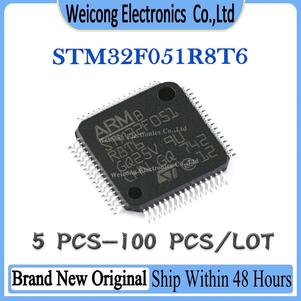 

New STM32F051 STM32F051R8T6 STM32F051R8T STM32F051R8 STM32F051R STM32F STM32 STM IC MCU Chip LQFP-64