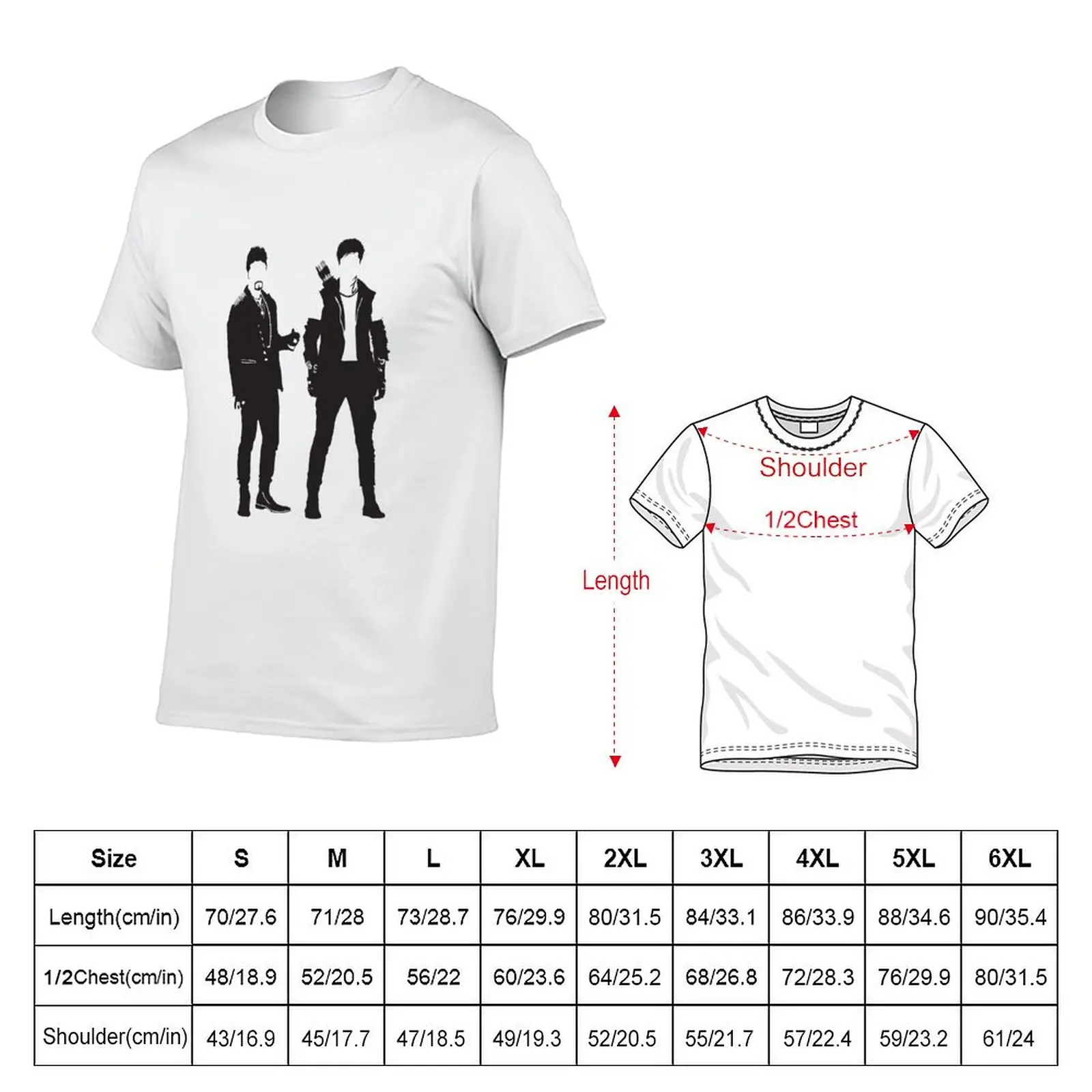 Magnus + Alexander T-Shirt Casual Trendy Short Sleeve T-Shirt