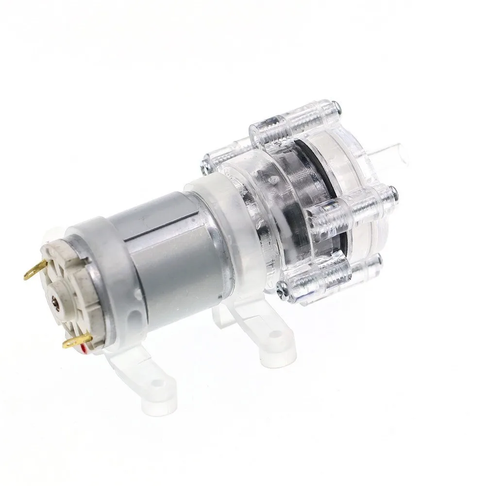 DC12V For Mini Diaphragm Water Self Priming 1A 4.8W For Arduino DIY Small Circulation System ABS Transparent Motor
