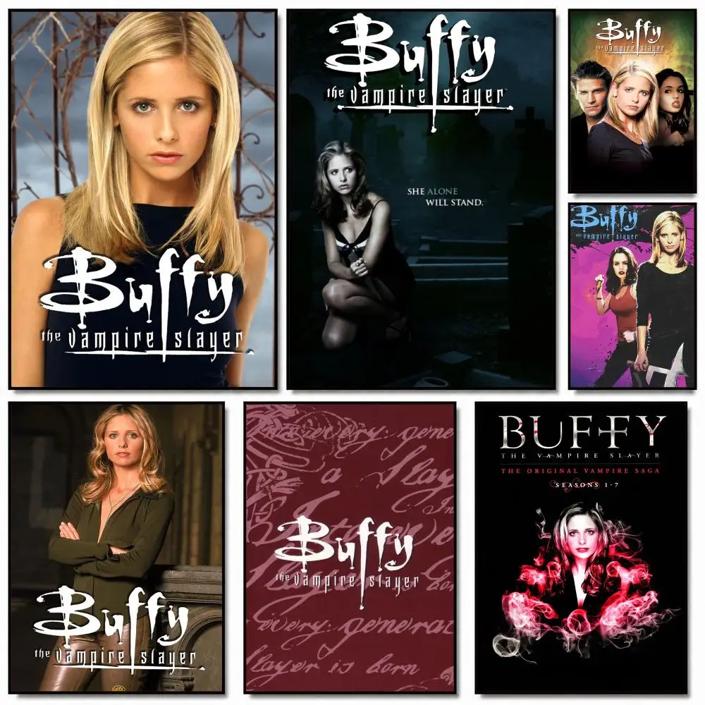 tv series B-Buffy the Vampire Slayer-R Painting Calligraphy Artwork for Home Bedroom Office Wall Decoration Gift