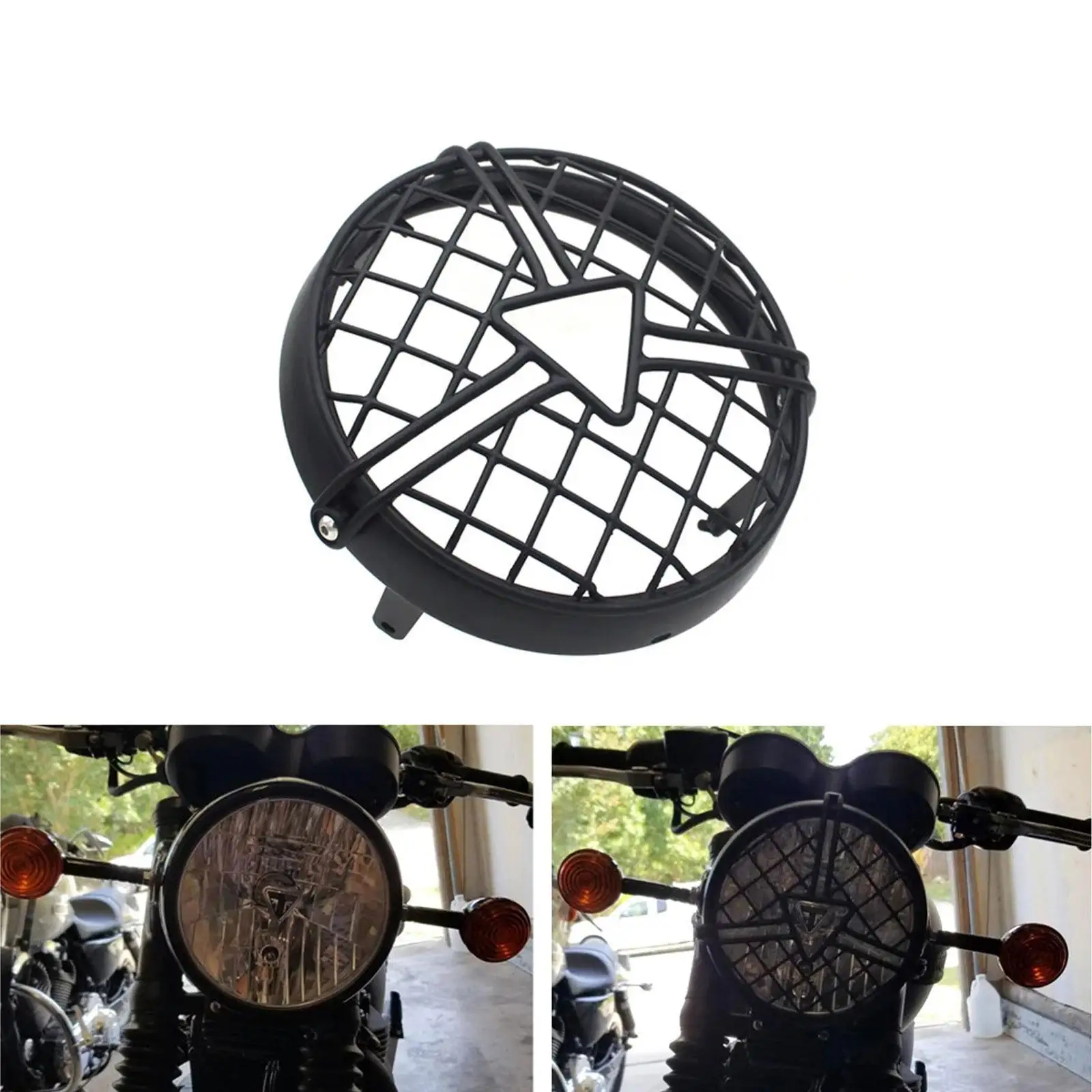 

Motorcycle Headlight Grill Spare Parts Easy Installation for T100