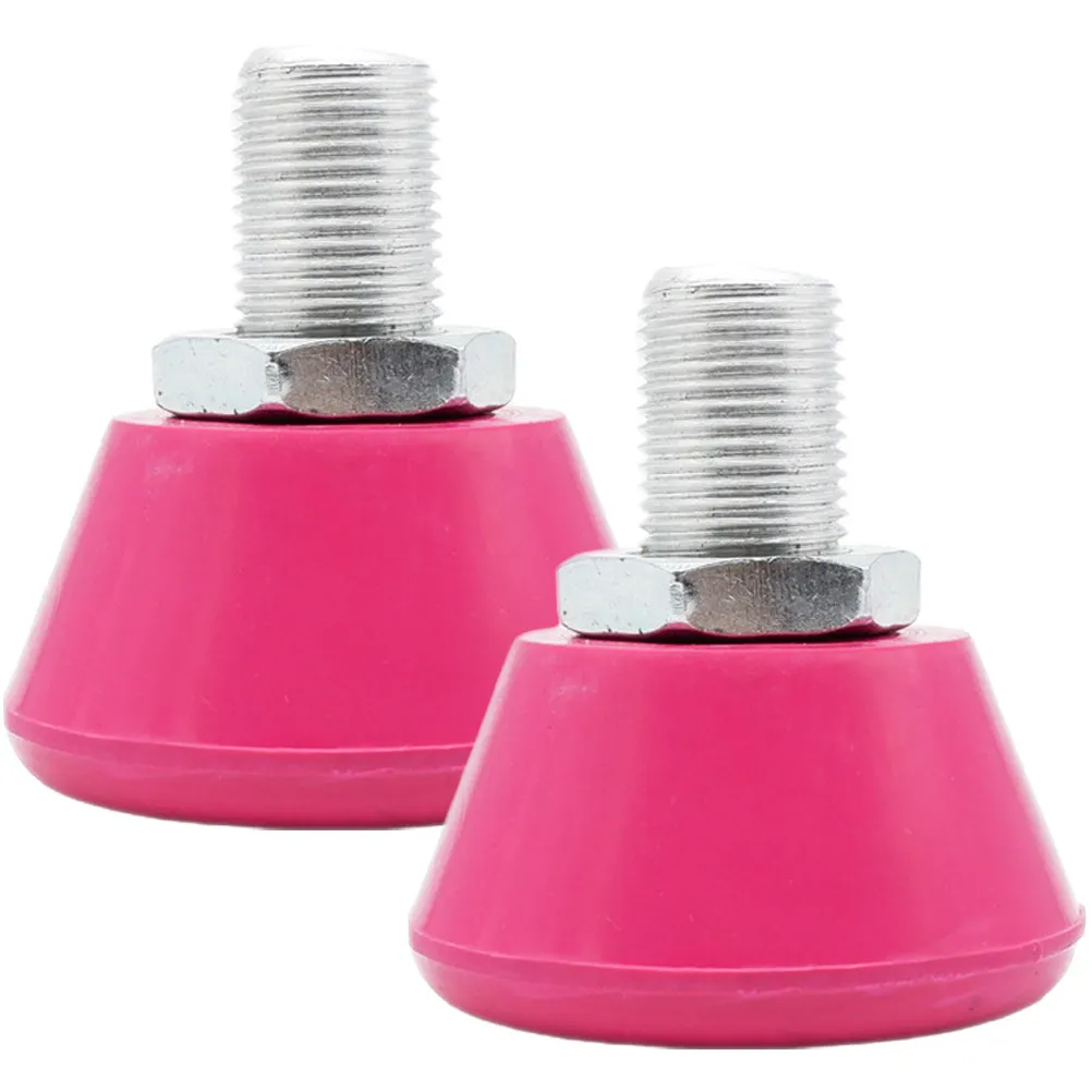 

Пара регулируемых резиновых тормозных колпачков для роликовых коньков, износостойкие защитные накладки на носок, сменные стопоры для коньков, для улицы