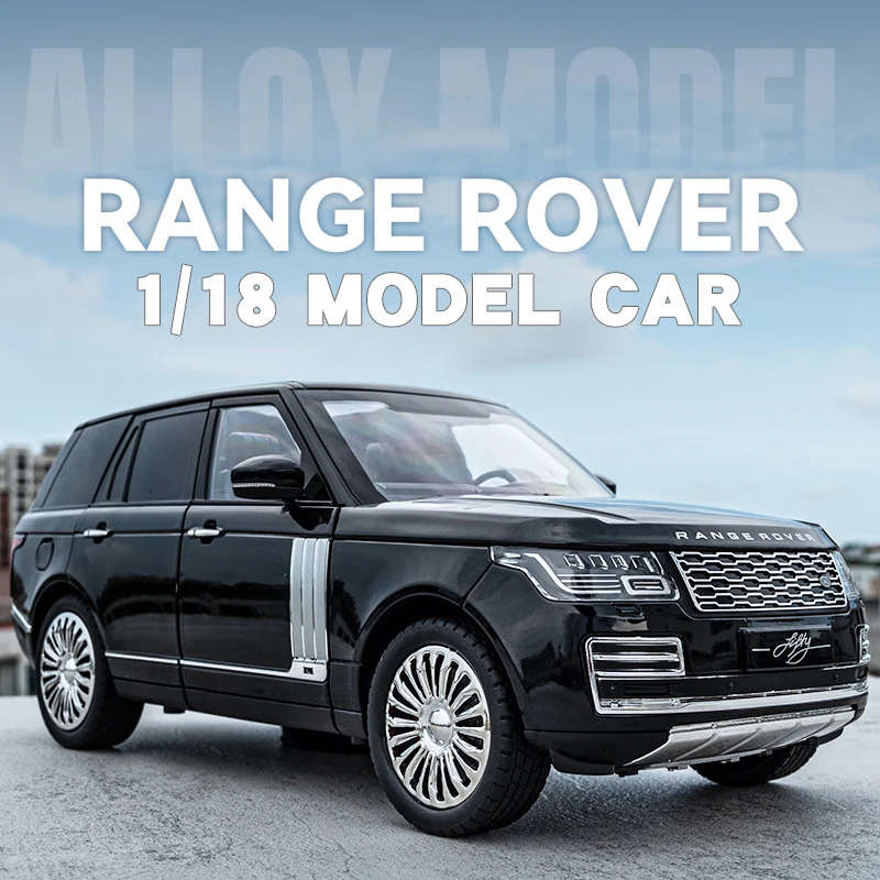 Acheter 2024 Nouveau 1/18 Land Range Rover SUV Alliage Modèle De Voiture En Métal Moulé Sous Pression Véhicule Tout-terrain Modèle De Voiture Simulation Sonore Et Lumineuse Jouet Pour Enfants Cadeau