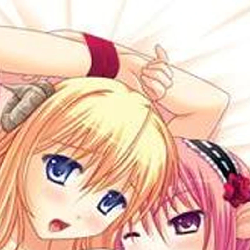 Dakimakura Anime Custom Lala Satalin Deviluke/Nana Astar Deviluke Pillow Cover Double-sided Print 2WAY Life-size Pillowcase