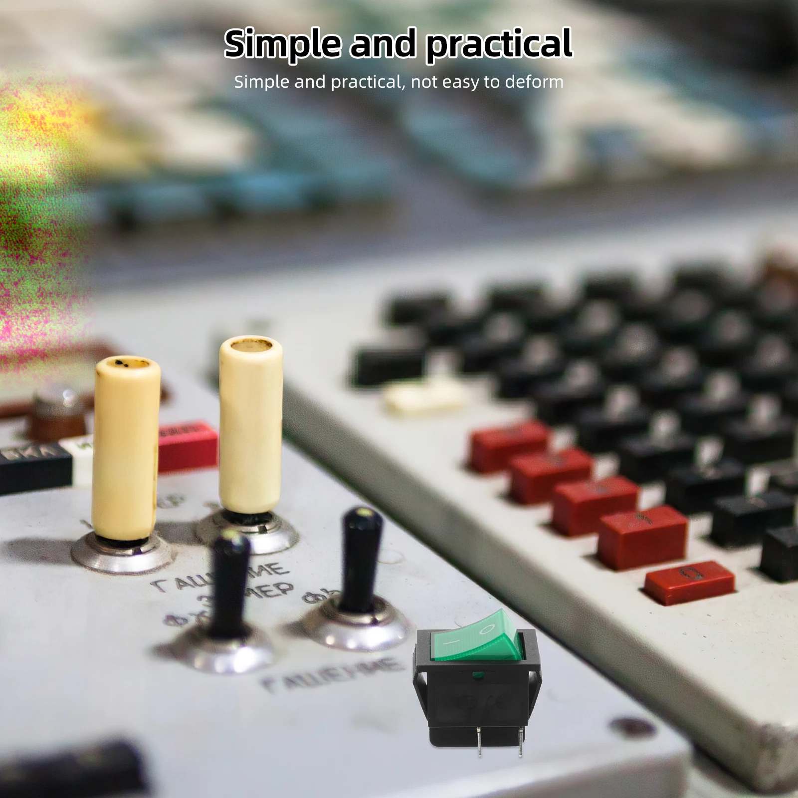 

5pcs Boat Shaped Rocker Switch High Power Waterproof On Off Marine Automotive Spot Stop Panel Low Voltage