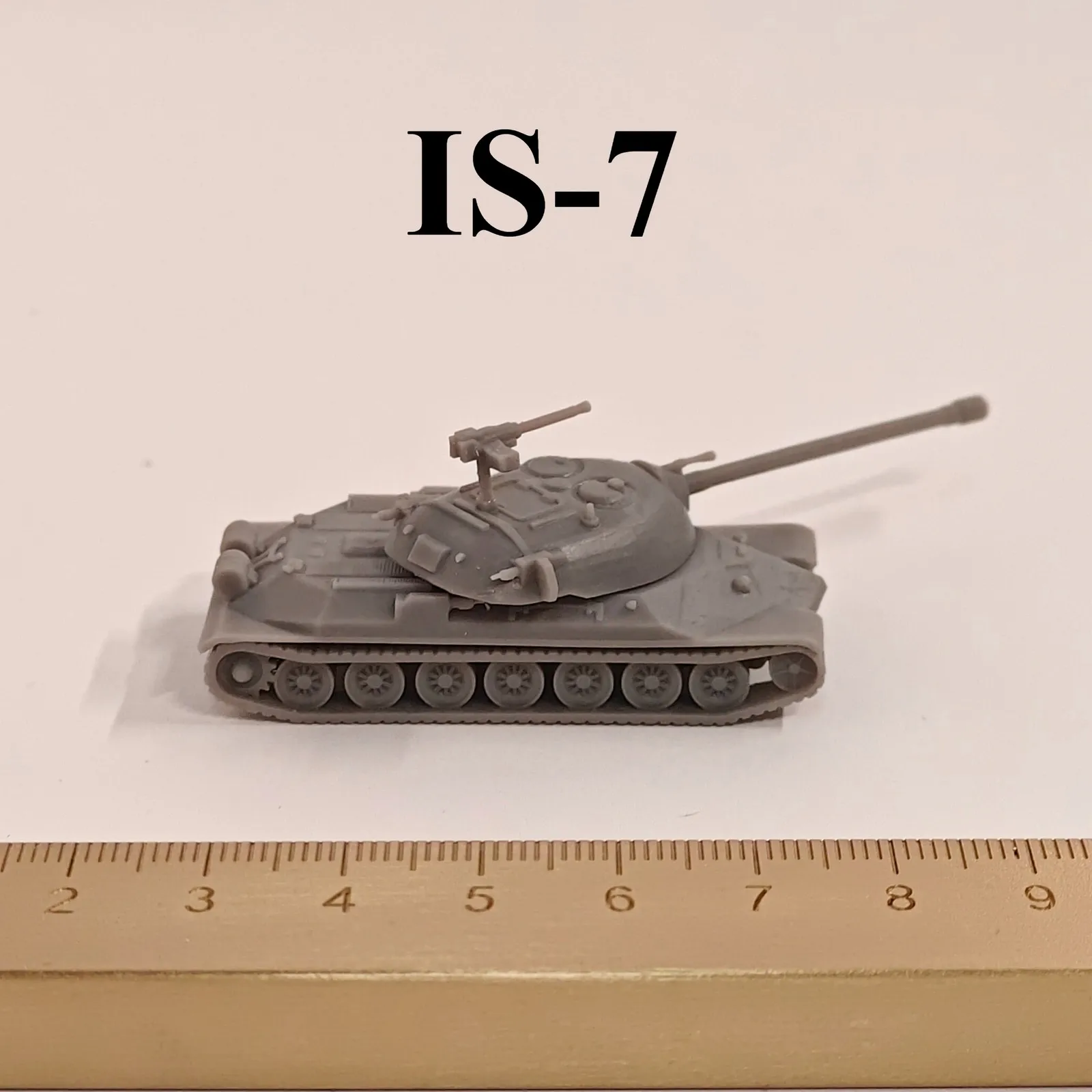 

Советский тяжёлый танк ИС-7, 3D-печать, масштаб 1/144, миниатюрная модель танка, из смолы, под покраску