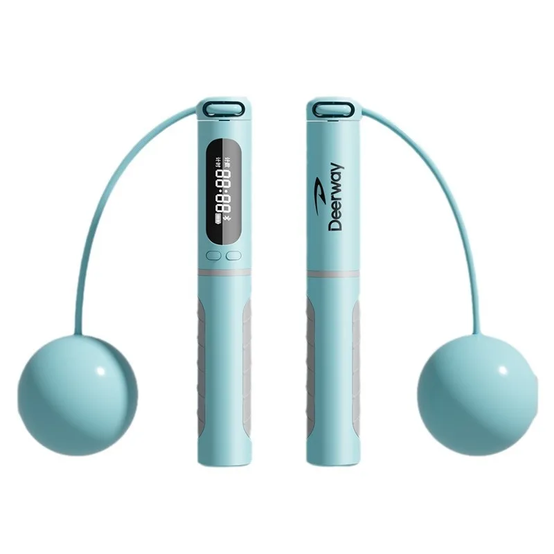 ماكينة نط الحبل الذكية بتقنية البلوتوث عبر الحدود اللاسلكية للبالغين للياقة البدنية وتوقيت تلقائي وعد حبل الطفر