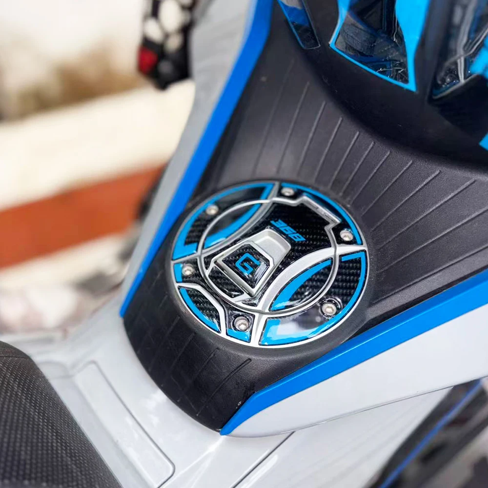 ل ZONTES 368G 368 G ZT368G 2024 2025 2026 خزان وقود دراجة نارية والجسم لاصقة تزيين ألياف الكربون تعديل الملحقات #3