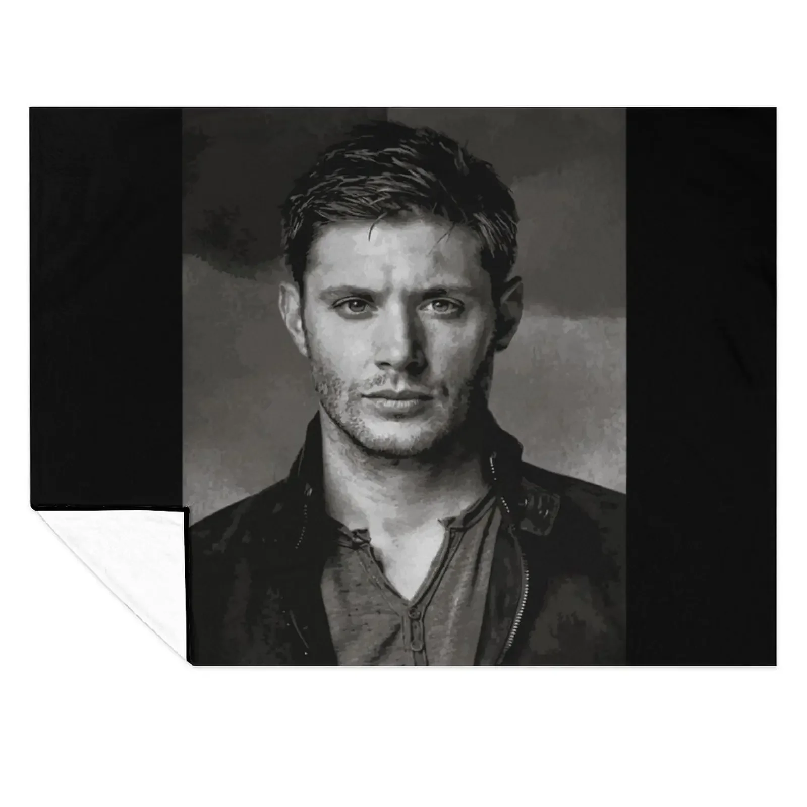 

portrait of dean winchester Throw Blanket Picnic Loose Decorative Throw anime Blankets