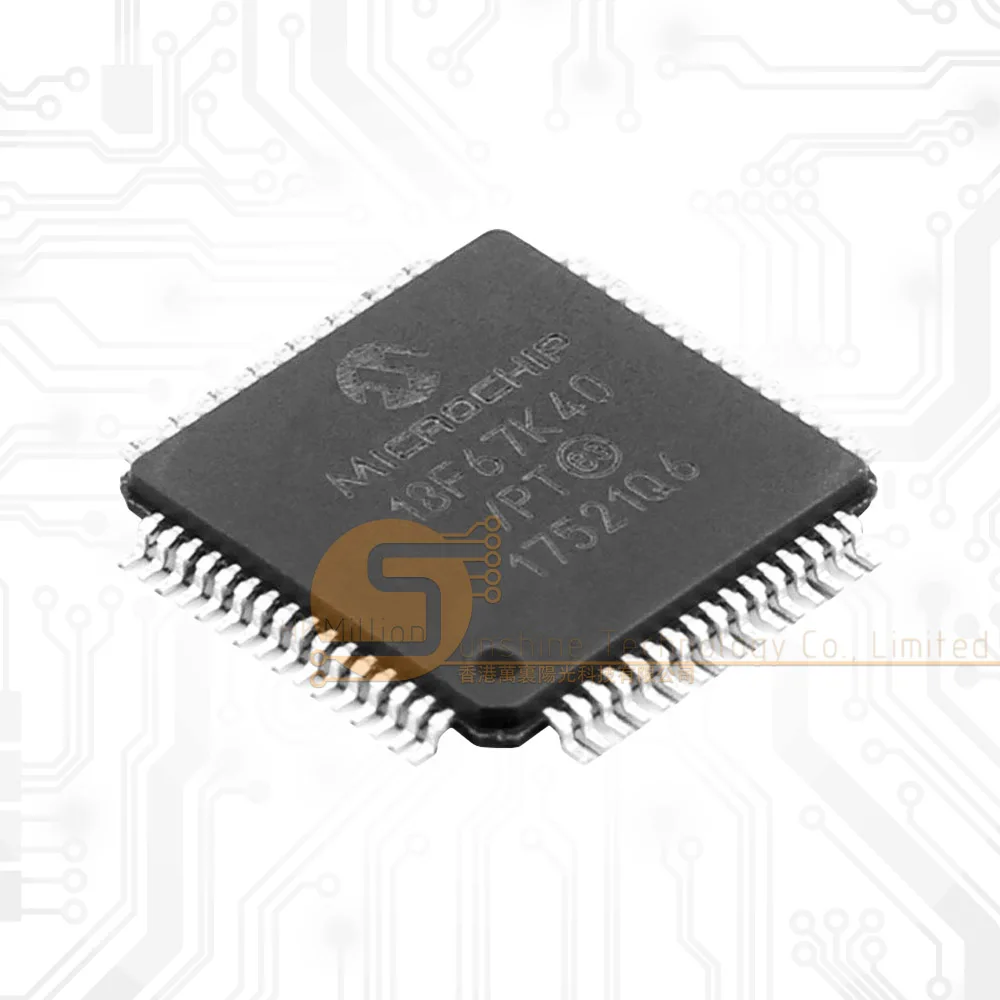 PIC18F67 PIC18F67K40-I/PT QFP-64 MCU 8-bit PIC RISC 128KB Flash IC