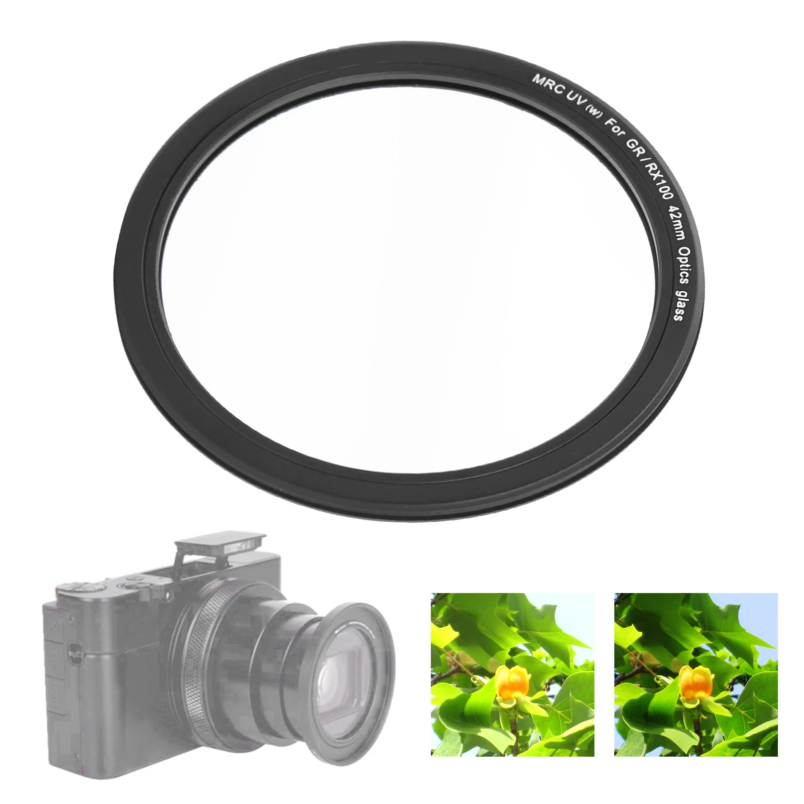 Camera Accessory Optical Glass Camera Lens Protective UV Filter for Ricoh GR II/III Photography Accessory Camera Lens Filter view 4