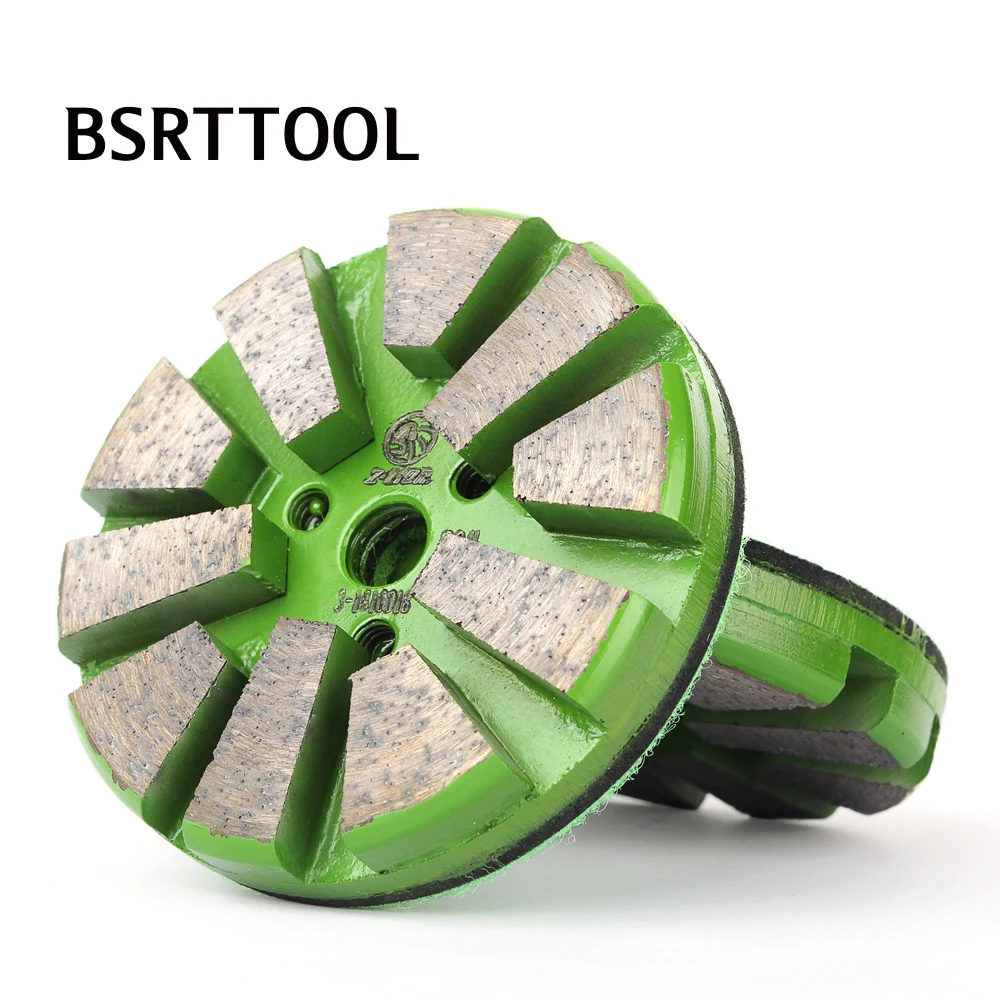 BSRTTOOL 3Inch Diamond Polishing Pad Dry/Wet Metal Grinding Disc for Concrete Floor Grinding Disc Stone Abrasive Wheel