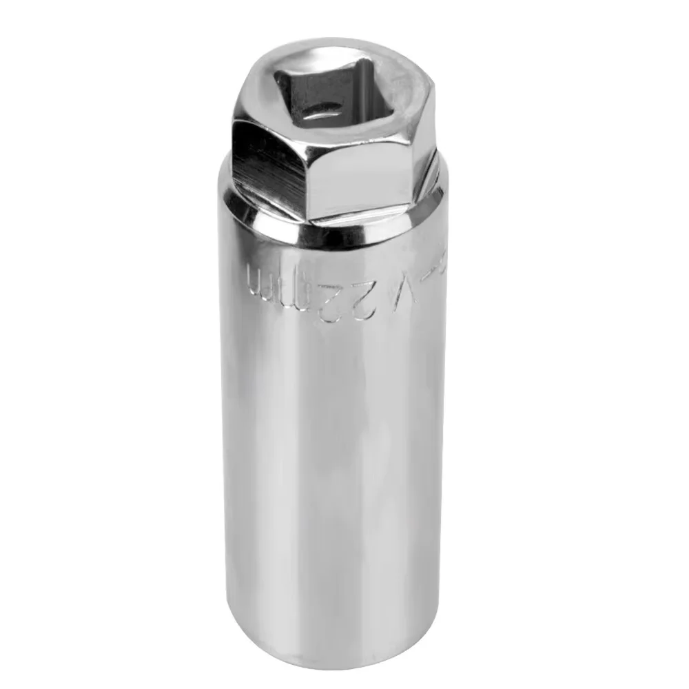 1/2pc 자동차 산소 센서 제거 및 설치 도구 22mm 1/2 "드라이브 소켓 렌치 수리를위한 특수 도구