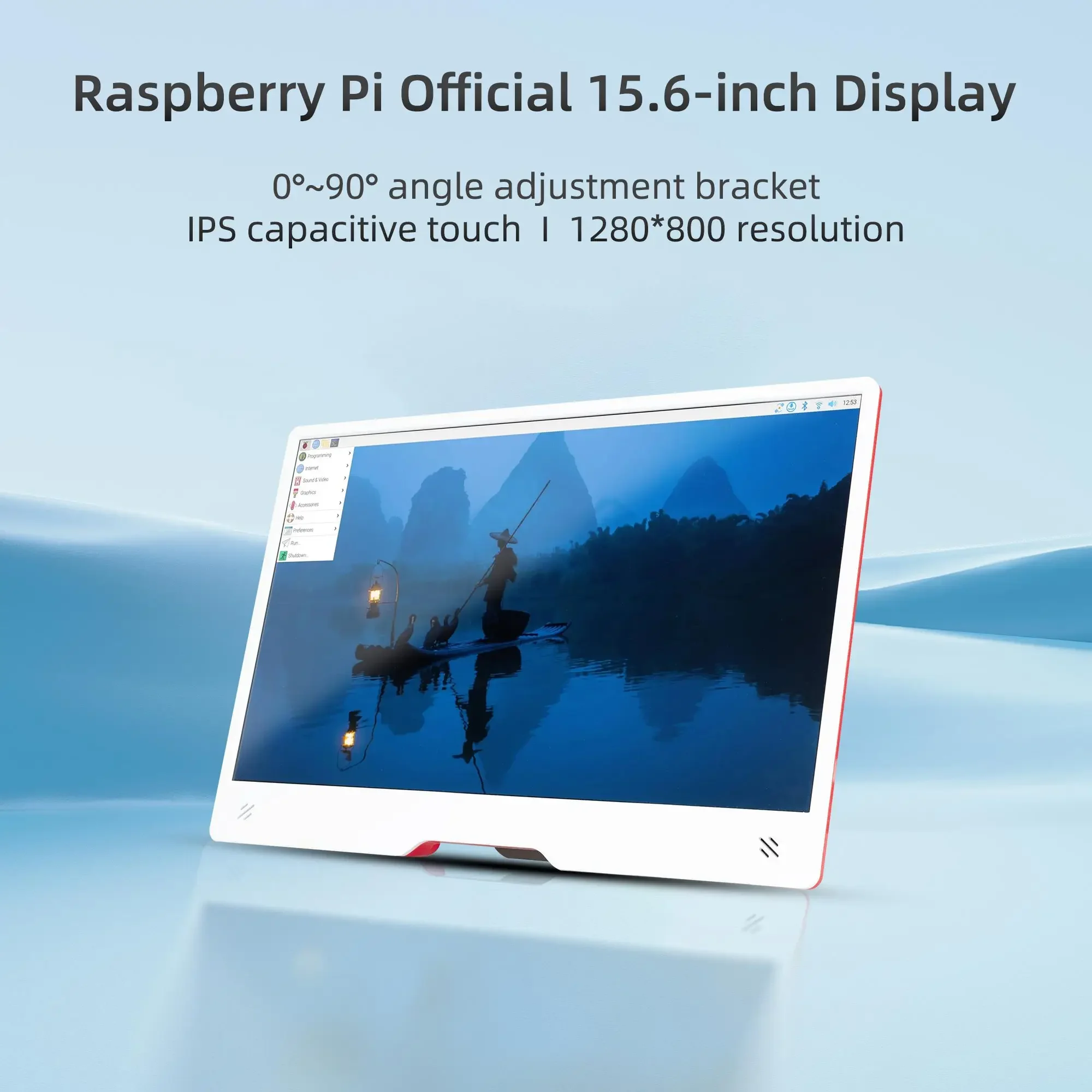 

Official Raspberry Pi 15.6-inch Display 1920x1080 IPS Full HD Original Portable Monitor With Anti-glare Coating Adjustable Angle