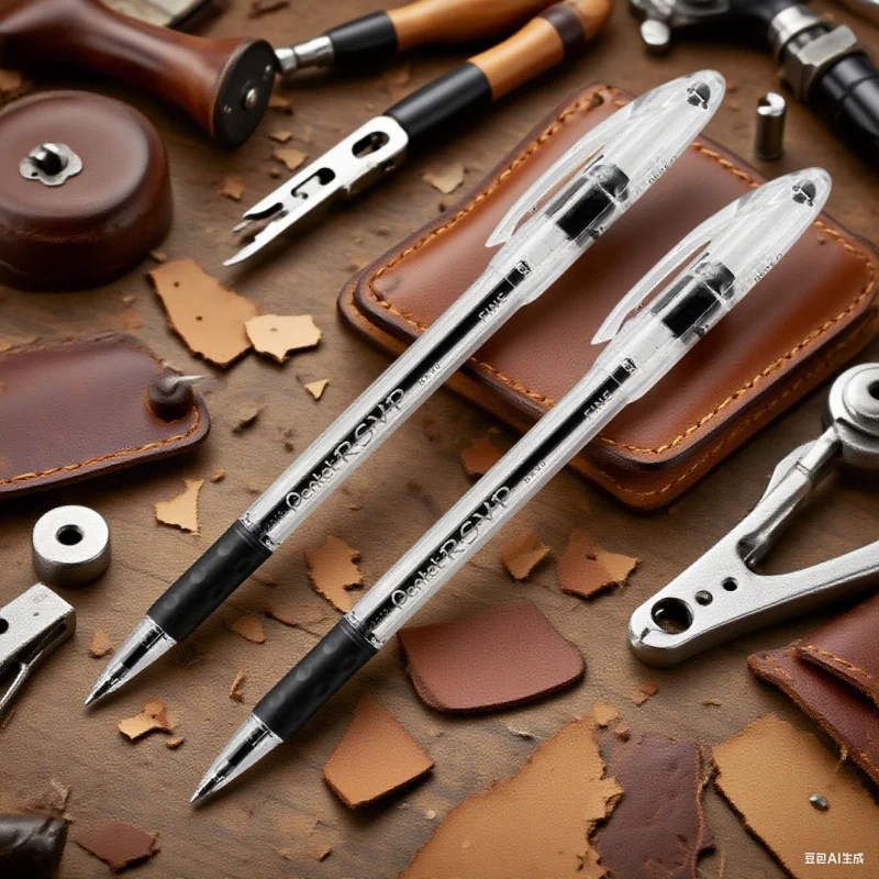 ปากกาลูกลื่นปลายละเอียด 0.7 มม. เขียนลื่น - 2 พร้อมหมึกสีดำเข้ม