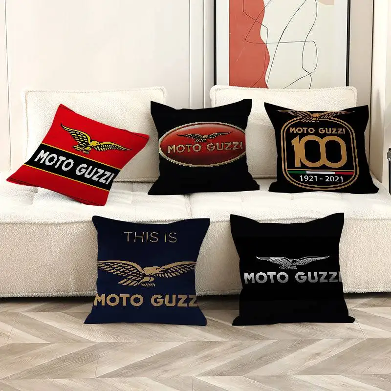 Moto G-Guzzi Motorcycle Logo Lucky Dragon pillow cover sofa cushion cover home room decoration children gift