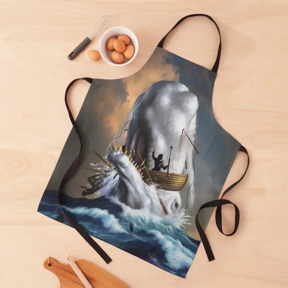 

Moby-dick Apron Women's kitchen and home Hairdresser Women Kitchen Apron