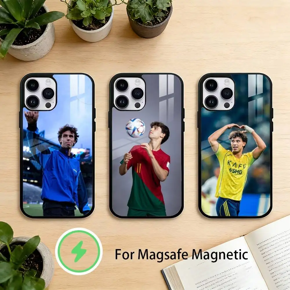 

Football J-Joao F-Felix Phone Case For iPhone 17/16/15/14/13/12/Plus/Pro/Max for Magnetic Wireless Charging
