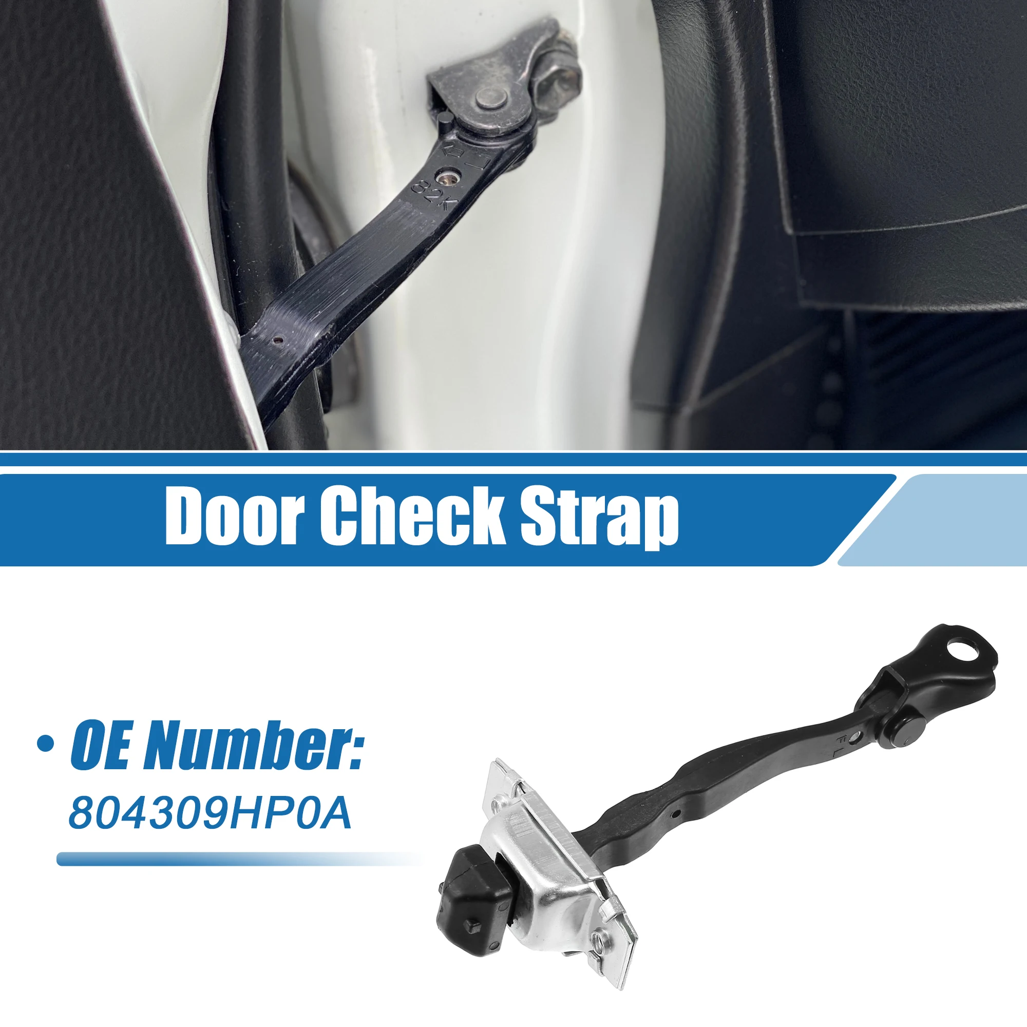 

X Autohaux Door Check Stop Strap No.804309HP0A Front Driver Side Door Check Stopper Limiter Assembly for Nissan Altima 2015-2018