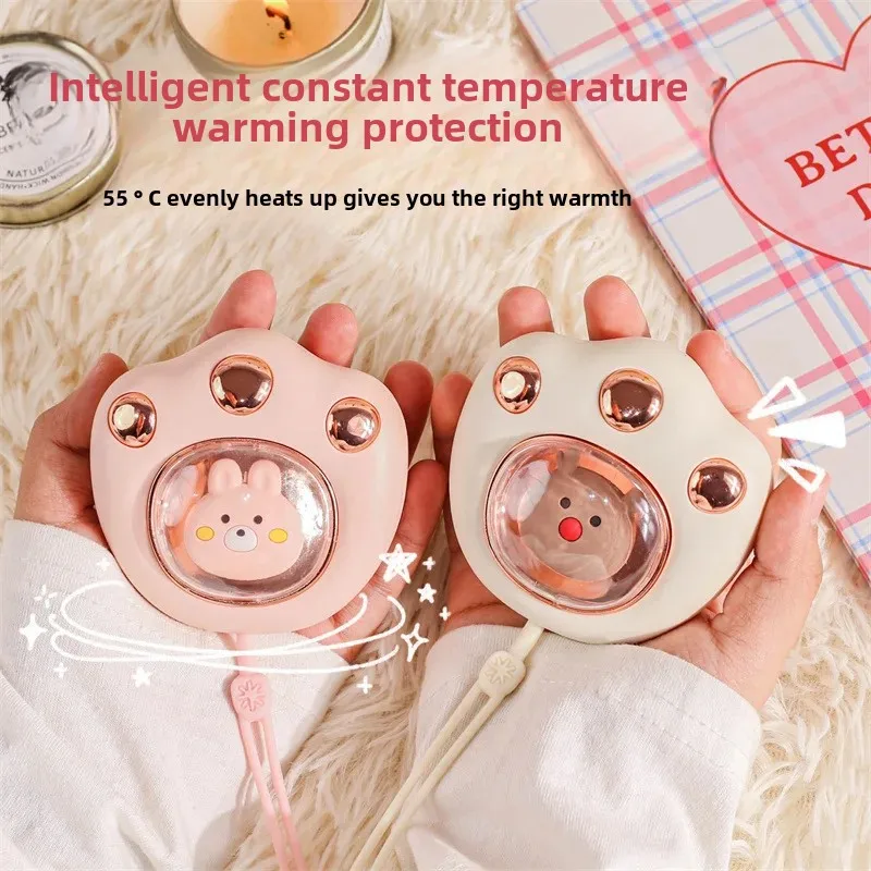 Mini Cute Pet Hand Warmer Portable USB Charging Winter Buddy Handheld Heater Excellent Gift Baby Essential Compact Design