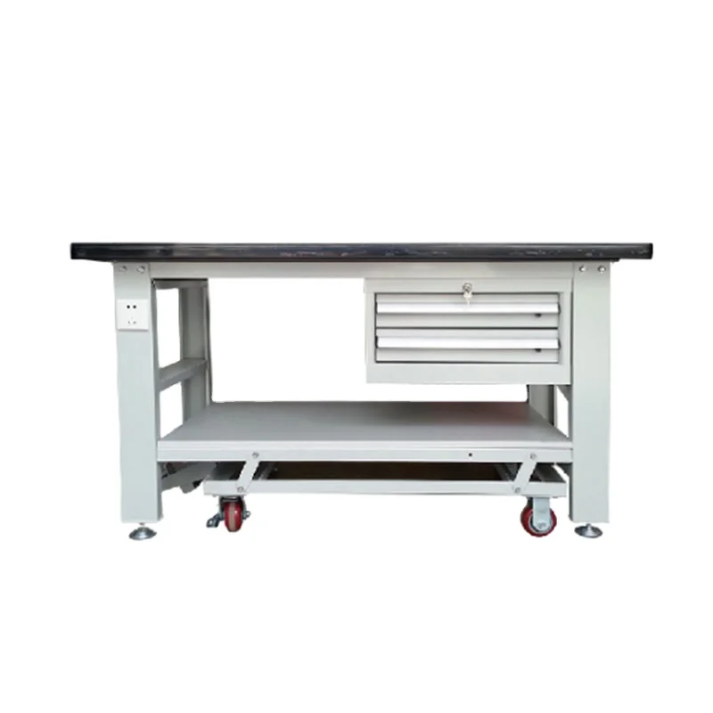 Fenghui Heavy Duty Industrial Workbench Movable Workbench with Wheels  for Machinery Repair Shops