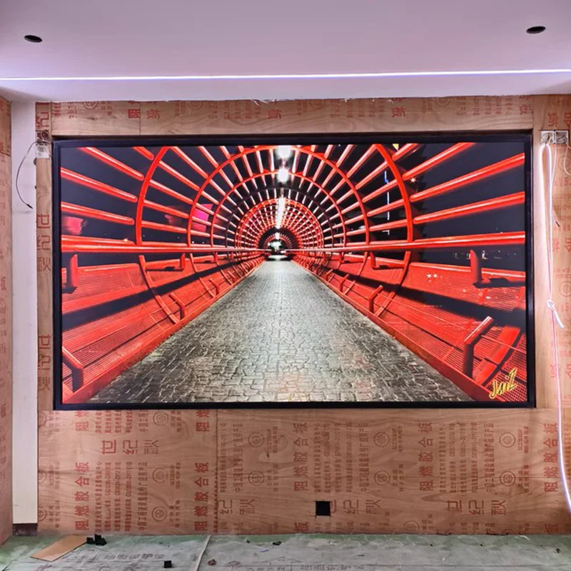 Panel Billboard LED P3 Full Color untuk Iklan Dalam Ruangan, Video Wall, Layar LED Gedung untuk Periklanan