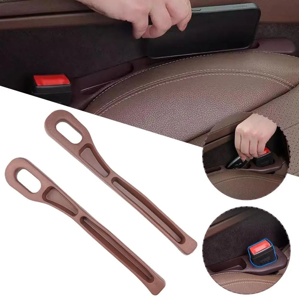 Car Seat Filler Organizer Waterproof Leak Strip Car Seat Plug Seat 2 Interior Grooves Accessories Storage with Strip F8Z6