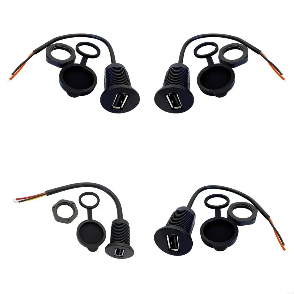  Fast Speed USB A Female Extension Cable Waterproof Design for Marine Vehicle