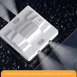 2026 Robotic Window Cleaner Wet Cleaning 5600Pa Strong Suction App Electric Glass Vacuum Wiper Cleaners Smart Remote Control