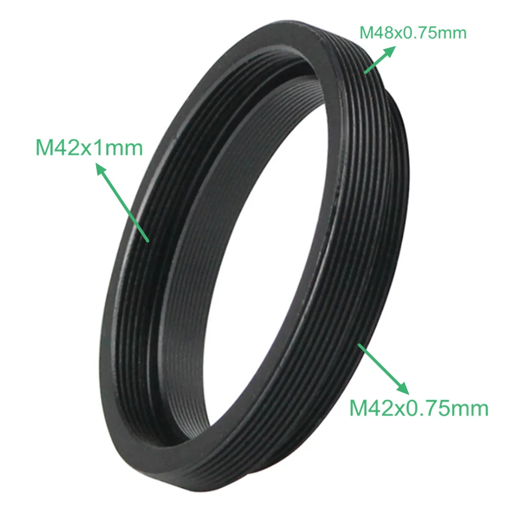 M42 do T2 M48 Adapter obiektywu aparatu Pierścień montażowy Obiektyw lustrzany Adaptery teleskopowe M42 * 1 mm do M42x0,75 mm M48 Pierścień krokowy 3w1