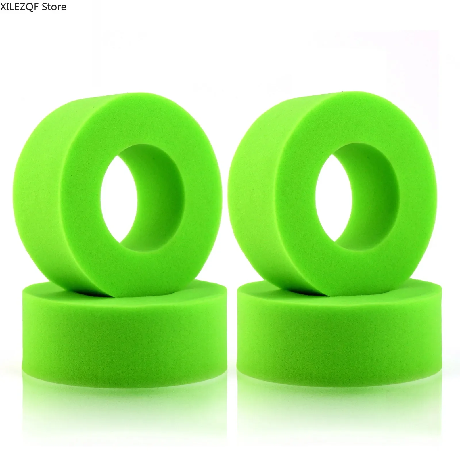 

105mm Green Soft Foam Fit 1.9“ 2.2” Wheel Tires for 1/10 RC Crawler Car Axial SCX10 90046 TRX4 TRX6 Redcat Gen8