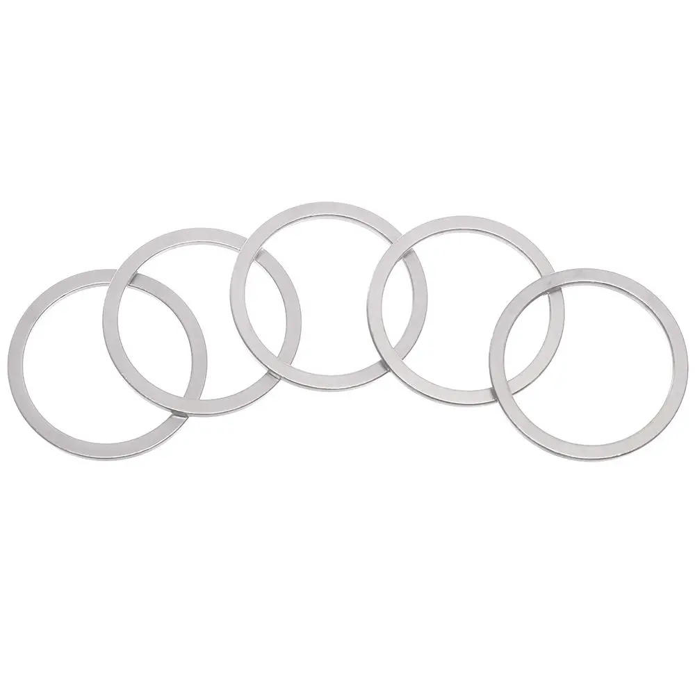 5pcs Practical Aluminium Alloy MTB Bike Accessories Bottom Bracket Washers Axle Washer Gasket Bicycle Parts Flywheel Hub Spacers