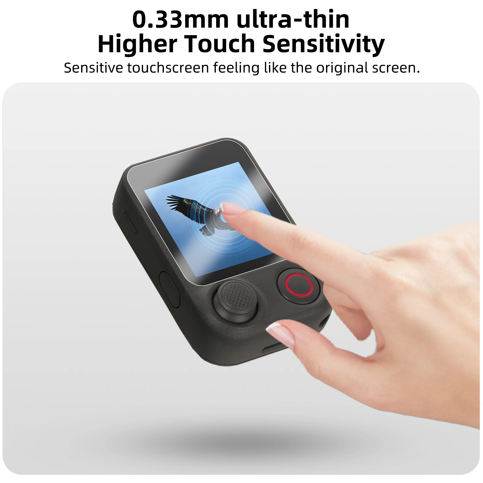 For DJI Osmo Pocket 4 Pro High-Definition Tempered Glass Screen Protector Remote Control Protective Film