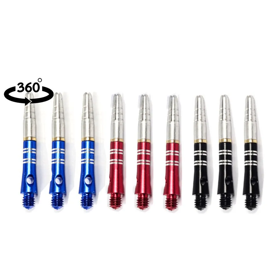 6pcs CUESOUL Dart Pin Shafts 35mm Aluminum Dart Shafts 360 Degree