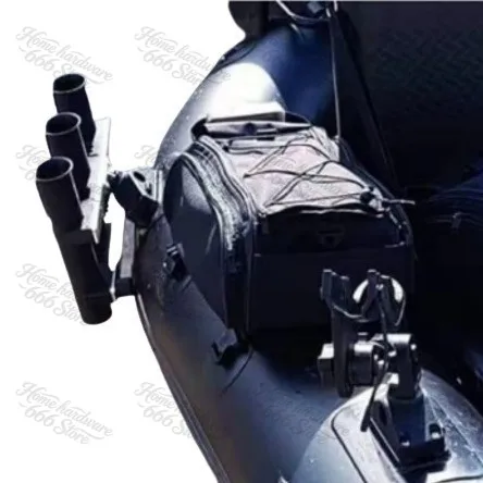 Marine Boat Yacht Fishing Triple 3 Pole Rod Holder Vertical Tube Mount Bracket Rack Pliers Lure Storage Tackle Accessories