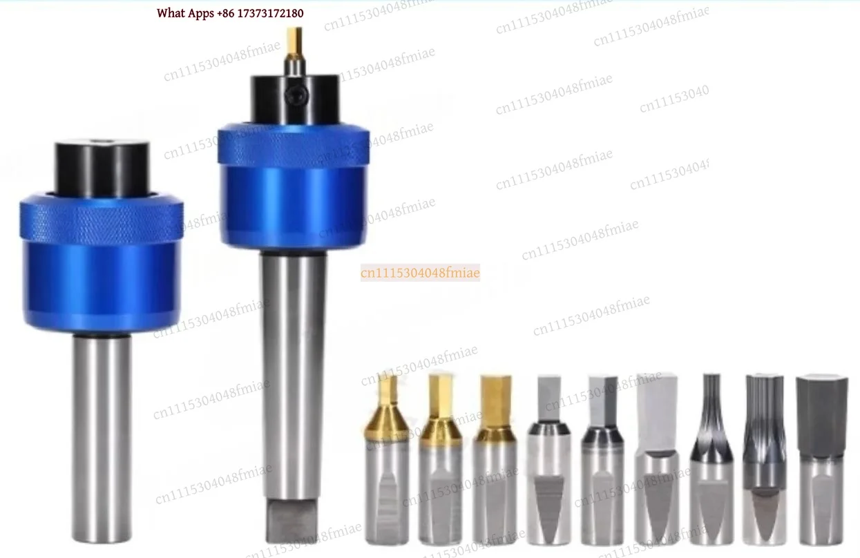 Hexagon Rotary Broach Punch Bit HSS Coated Punching Tool Rotated Cutter Holder 1PC