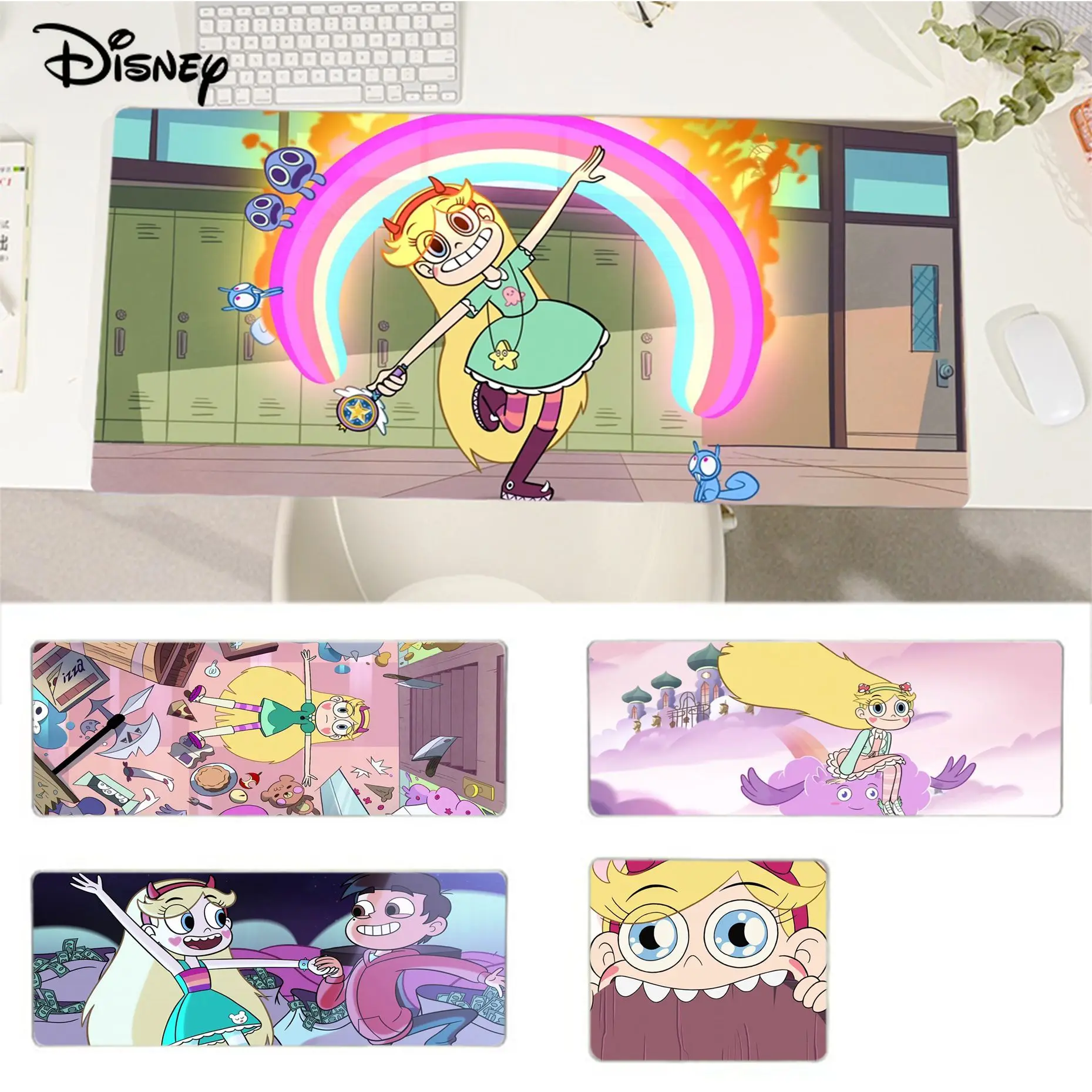 

Disney Star Vs. The Forces Of Evil Mousepad New Arrivals Gamer Speed Mice Retail Small Rubber Mousepad Size For Big CSGO Game