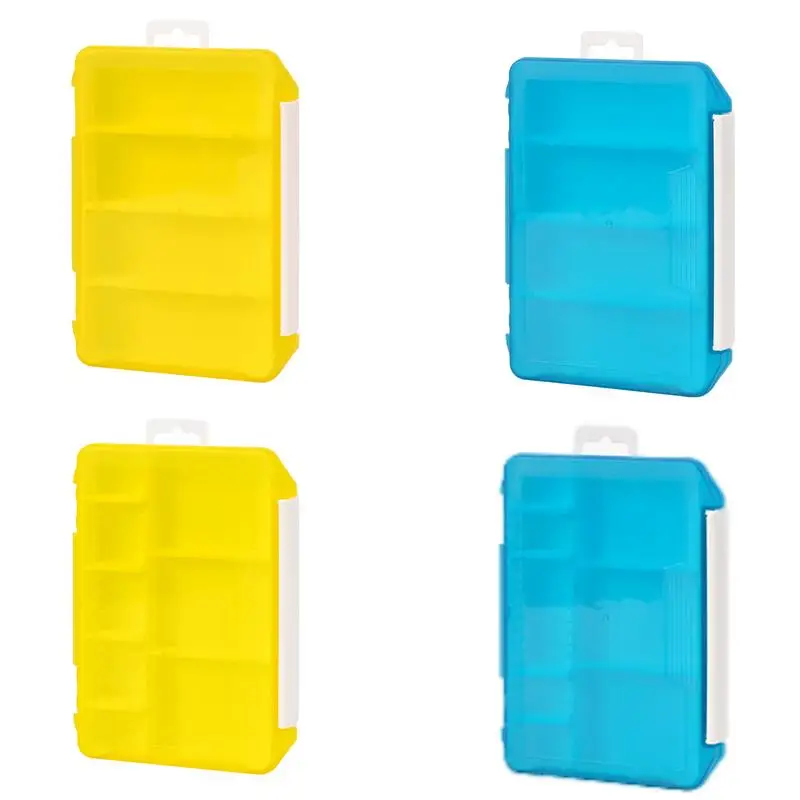 

Органайзер для рыболовной коробки, 4-сеточный прозрачный органайзер для хранения снастей, крючки для приманок, аксессуары для джиг-приманок, видимые лотки, съемный разделитель