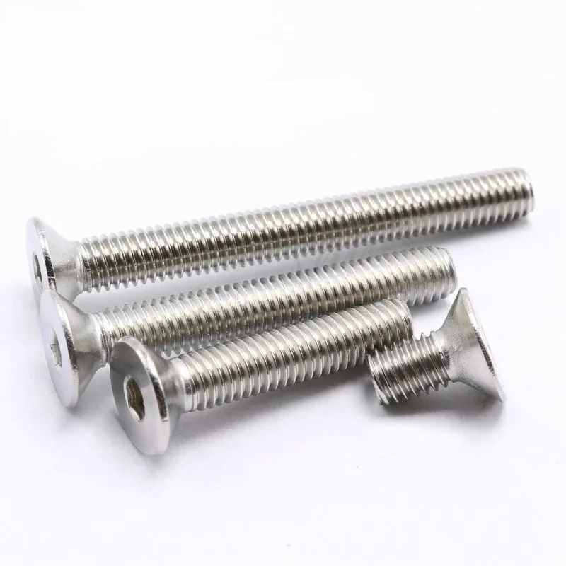 100 Buah Sekrup Tutup Kepala Soket Hex Panci Baja Tahan Karat M3-Baut Pengencang Furnitur dengan Ukuran 5/6/8/10/12/14/16/20Mm