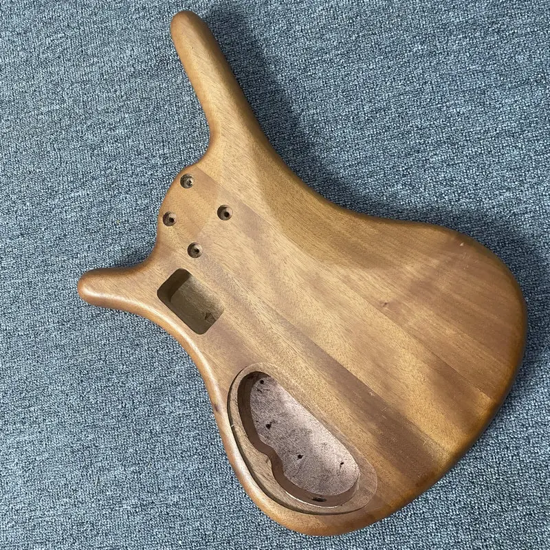 LB452 Active Bass Guitar DIY Bass Part Solid Mahogany+Solid Bocote for 5 or 6 String Electric Bass Replace - view 6