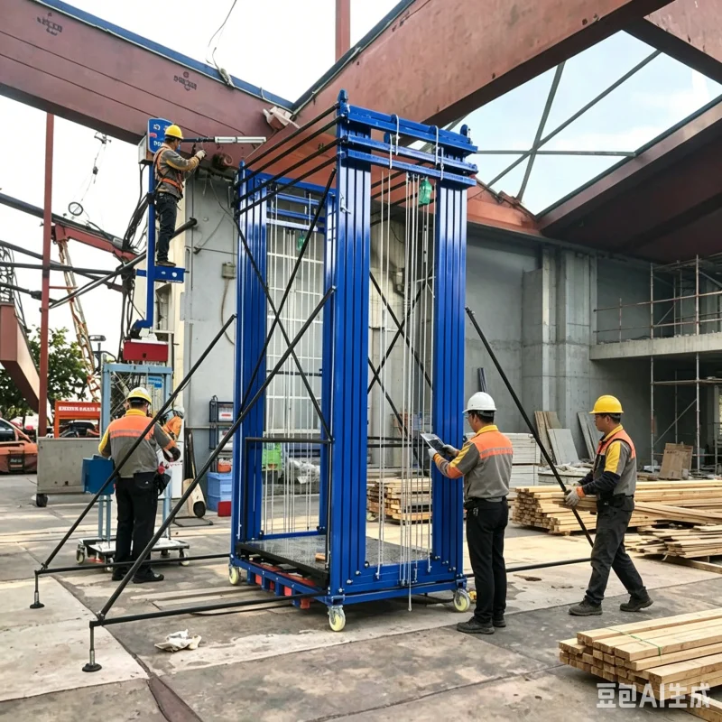 Foldable Electric Scaffolding Manufacturer Portable Lifting Platform Remote Control Construction Scaffold Factory Prices
