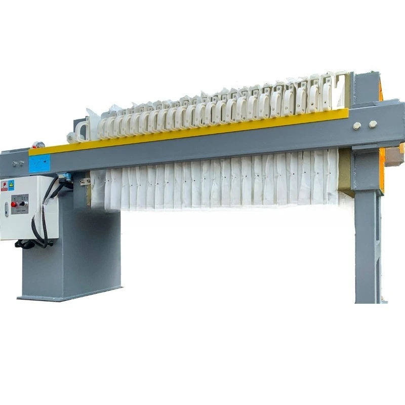

Small filter press, fully automatic hydraulic sludge filter press