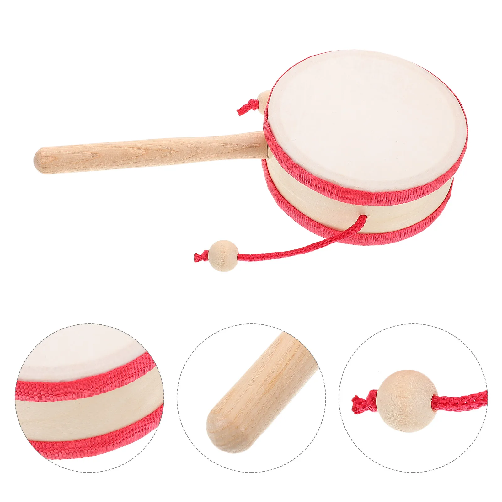 

Children's Percussion Instrument Kids Musical Toys Hand Bell Drum Instruments Drums Rotating