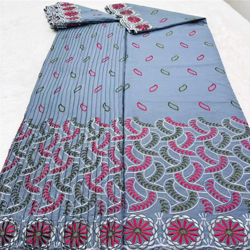 

2,5 + 2,5 Y швейцарская вуаль, сухая кружевная ткань, лафая, вышивка, африканский 100% хлопок, популярный стиль в Дубае, материал для вечеринки 18L17121