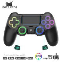 DATA FROG P03 BT Compatible Wireless Controller For PS4 Elite Controller With Turbo Function Support PC Joystick For IOS Android
