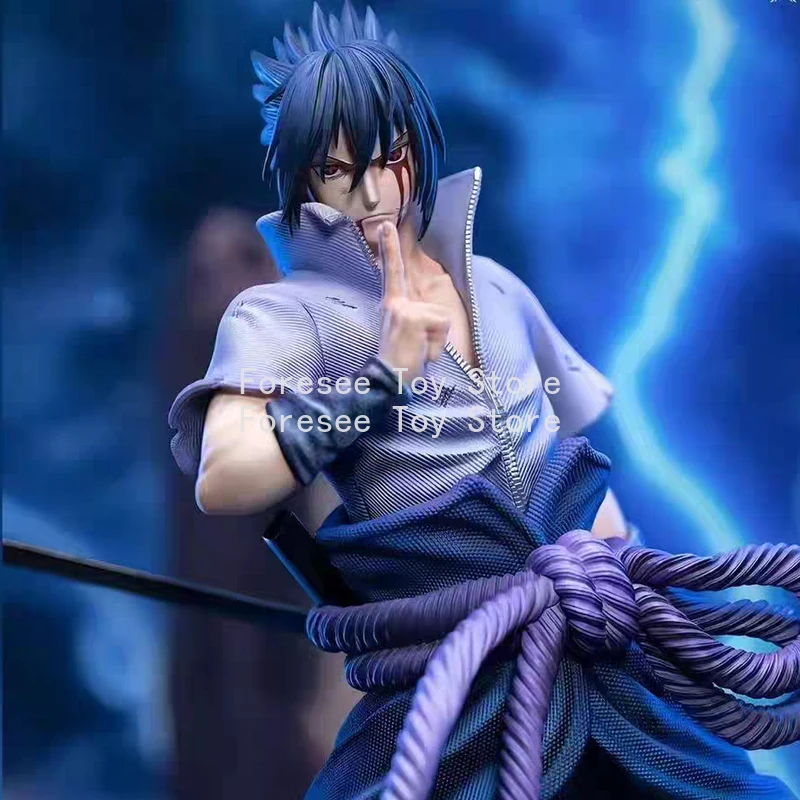 متوفر في المخزون ارتفاع 36 سم شخصية اوتشيها ساسوكي ‌ مجموعة شخصيات الرسوم المتحركة NARUTO نموذج زينة سطح المكتب أفضل هدية للأولاد