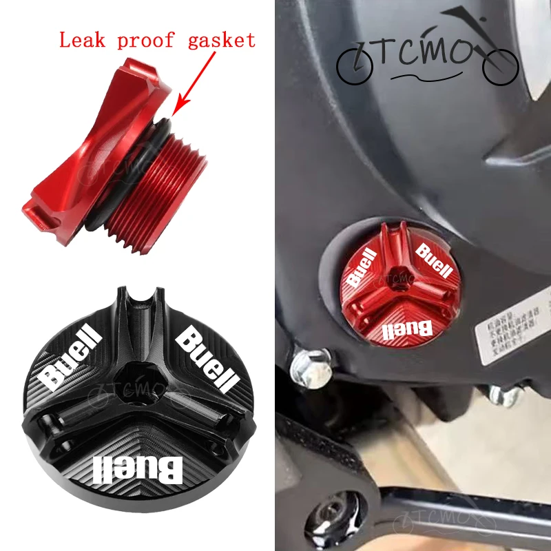 For Buell 1125R 1125Cr X1 Xb9r Xb9 Xb12 Xb9sx Ulysses XB12s Xb12x Lightning Motorcycle CNC Engine Oil Filler Cover Protection