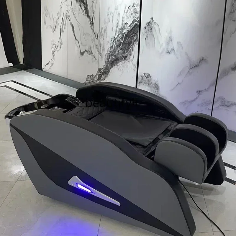 

02High-End Intelligent Massage Shampoo Bed Constant Temperature Water Circulation Automatic Multi-Function Head Therapy Bed